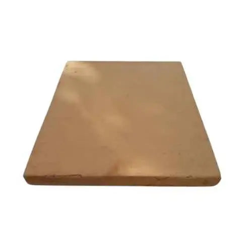 Pietra refrattaria Biscotto di Casapulla 34.5x39.5cm artigianale per pizza napoletana