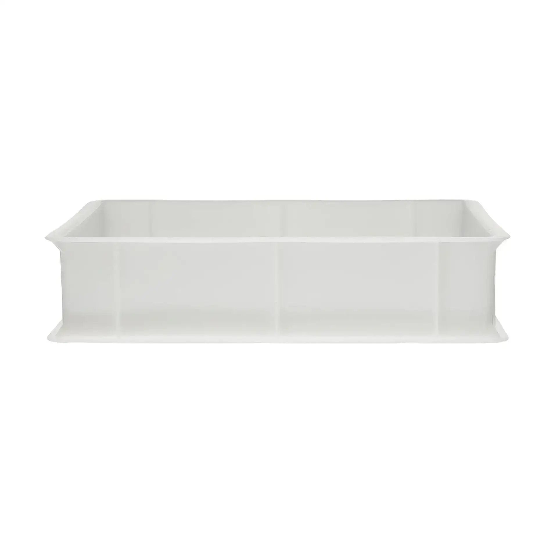 Detail of stackable 30x40cm dough container for professional proofing