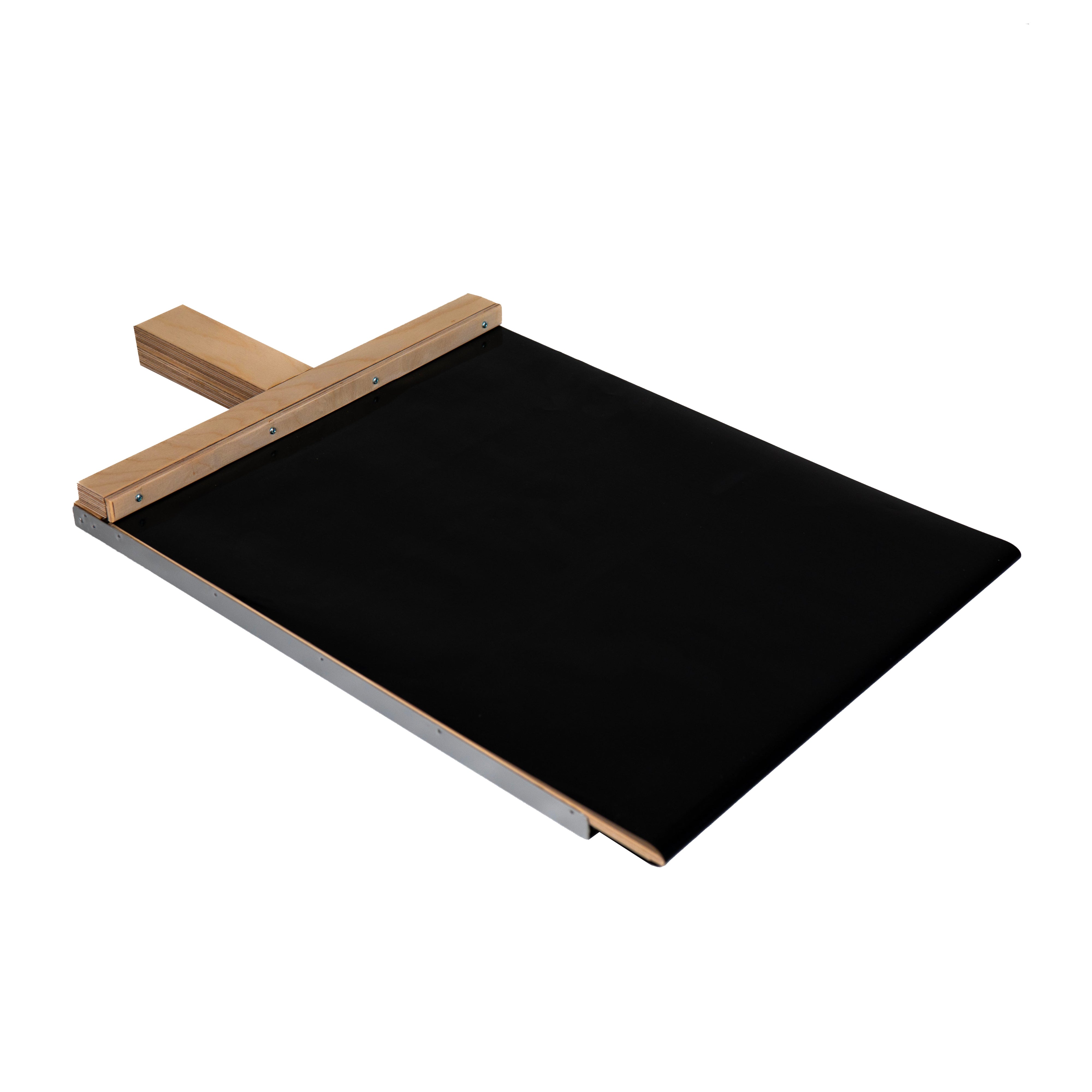 Dettaglio telo teflon nero antiaderente pala Vesuvius Evolution per forni pizza domestici