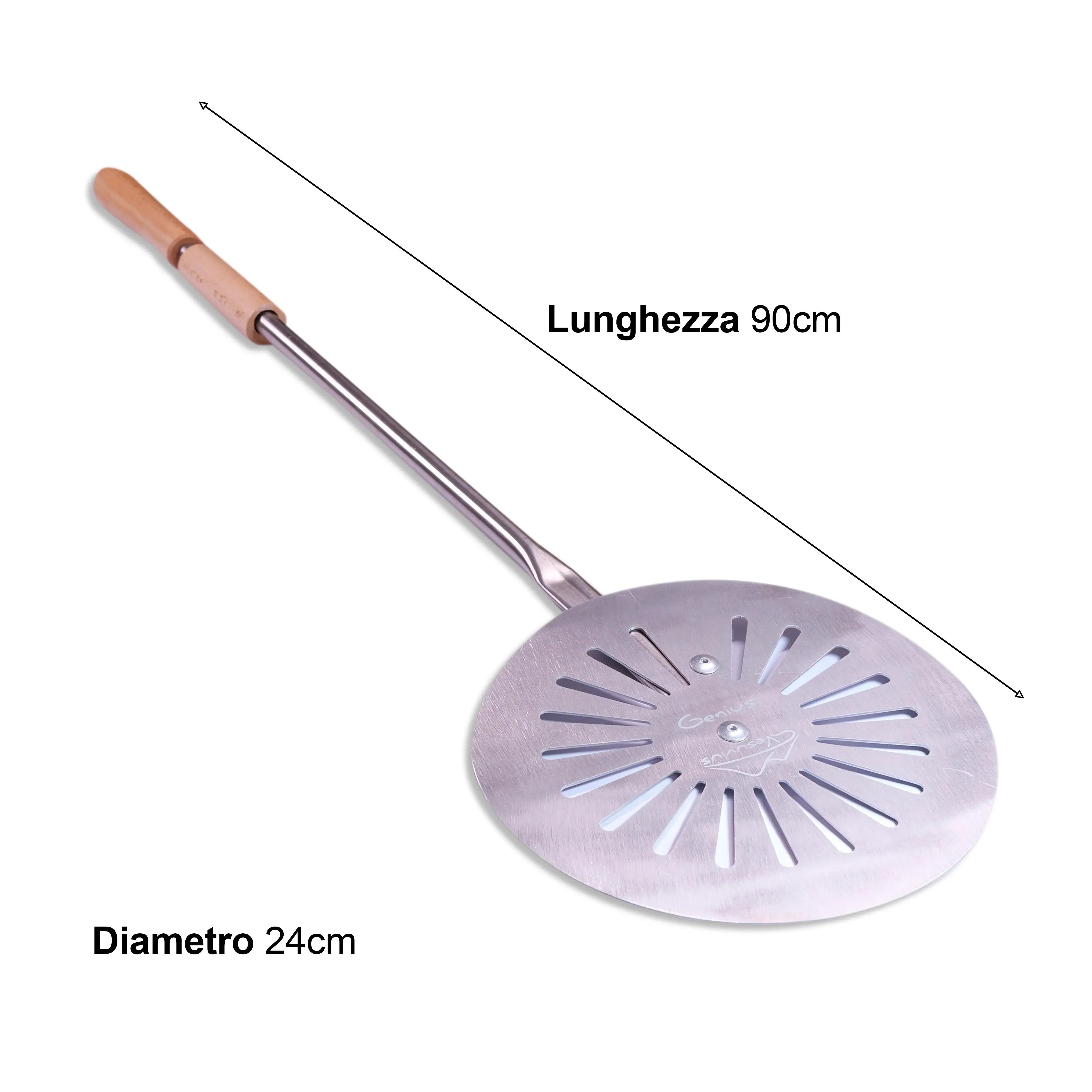 Genius draaibare paaltje van 90 cm voor professionele pizza's met 350° rotatie, Vesuvius
