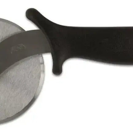 Professioneller ILSA Pizzaschneider, 10cm aus Edelstahl, mit doppelter Gabel und Nylongriff