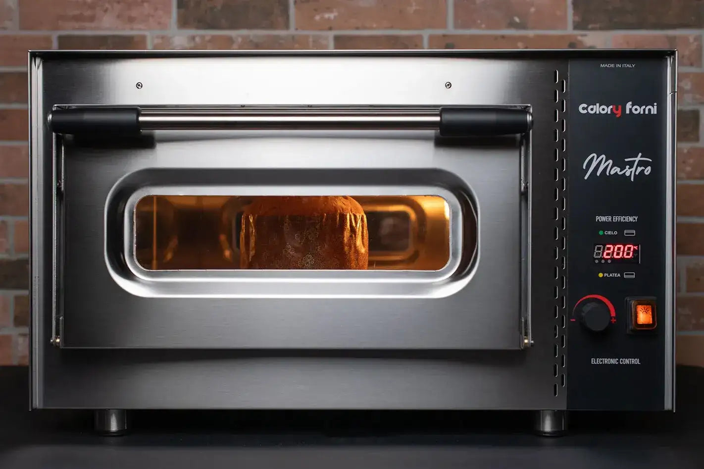 Horno eléctrico CF62E Mastro 450°C - vista frontal