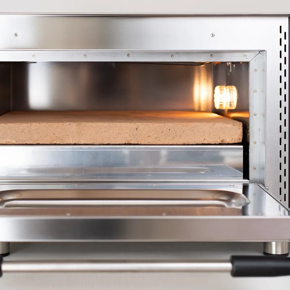 Forno CF62M MASTRO MEK – dettaglio maniglia ergonomica in acciaio inox