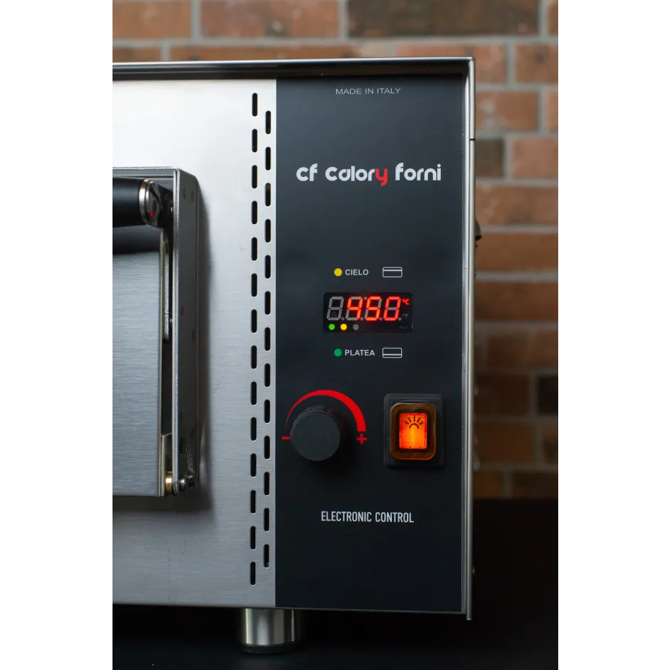 Forno elettrico CF62E Calory Forni – pannello di controllo digitale encoder cielo e platea