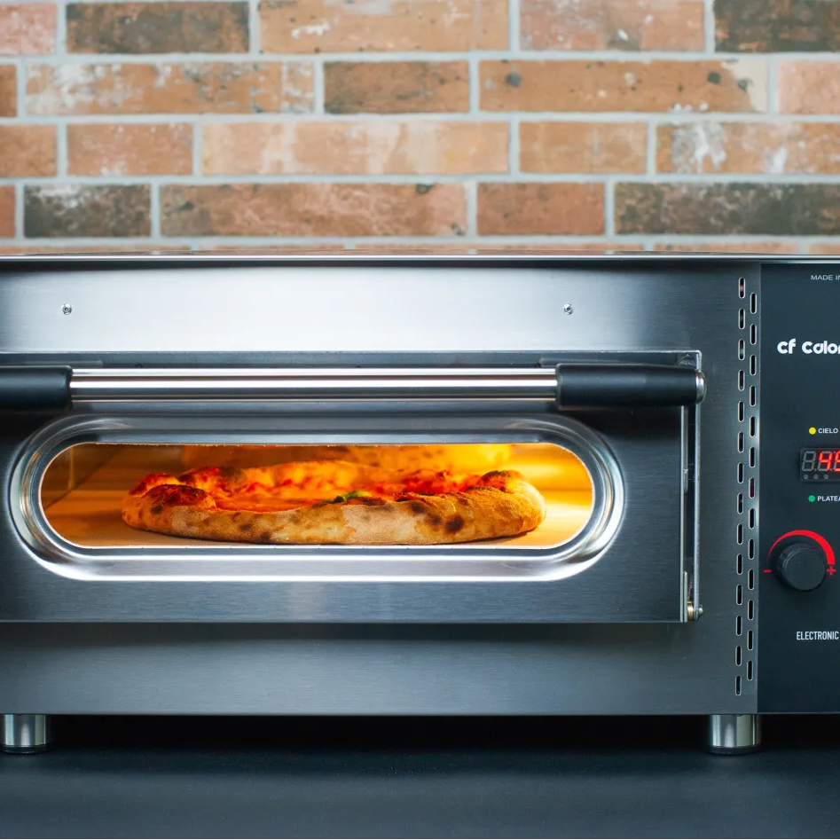 Forno pizza professionale CF62E – tasto BOOST e resistenze indipendenti 1800W + 1000W