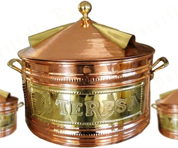 ANTICO PORTAPIZZE NAPOLETANO IN RAME E OTTONE - OFFERTA