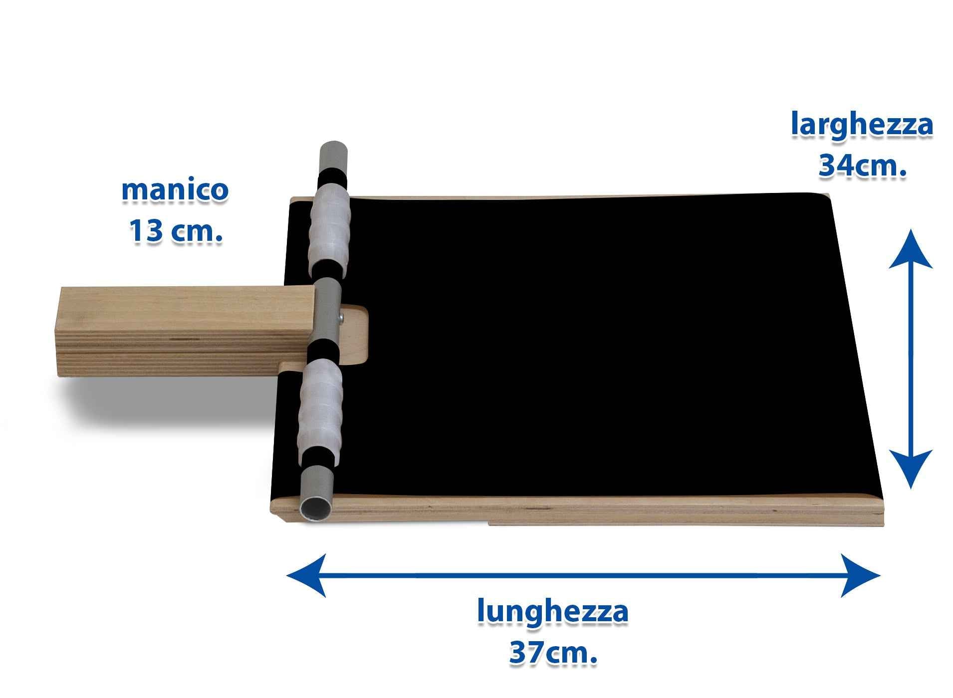 Pala Vesuvius 34x37 cm + un Telo in teflon Marrone di ricambio