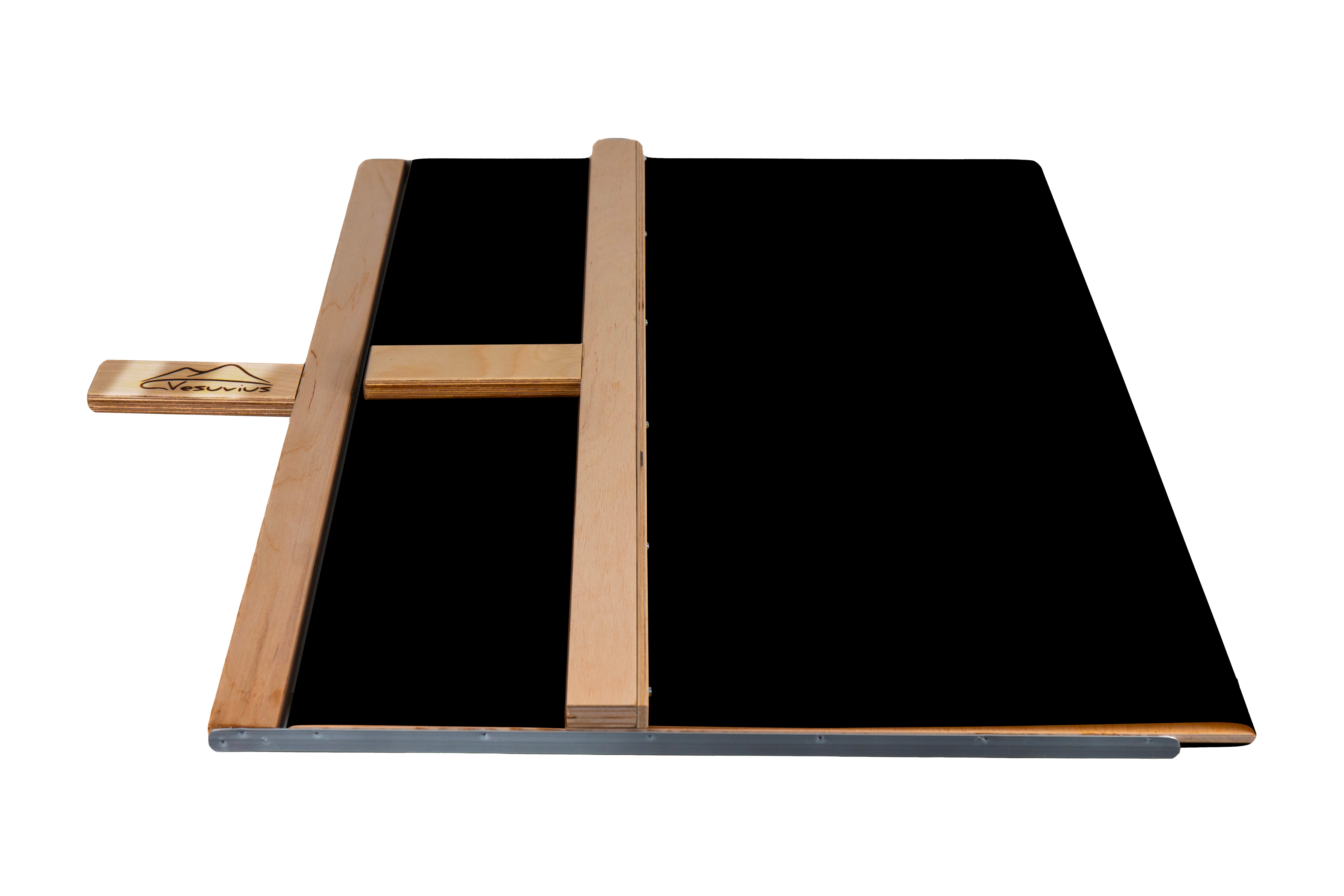 Pala Vesuvius Evolution con misura personalizzabile larga con telo in Teflon nero (nuova generazione) - PalaVesuvius