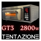 Pizza Party Tentazione MAX GT3 – forno elettrico digitale 2800W 500°C, vista frontale con display