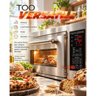 Forno elettrico Tentazione TOO GT7 con pane e pizza: versatile per pizza verace, contemporanea, pane e grandi lievitati