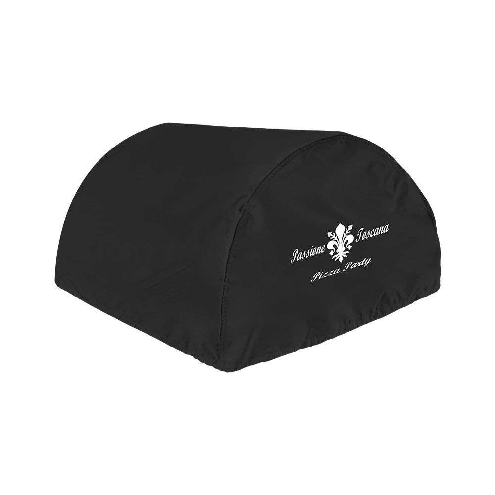 Black protective Passione Toscana Pizza Party oven cover for Ardore oven