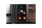 Calory CF62M PRO – Particolare del pannello comandi meccanico con termostati cielo e platea