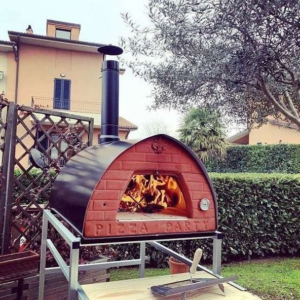 Houtgestookte oven Pizzone pizza-feest voor 4 pizza's - Aanbieding